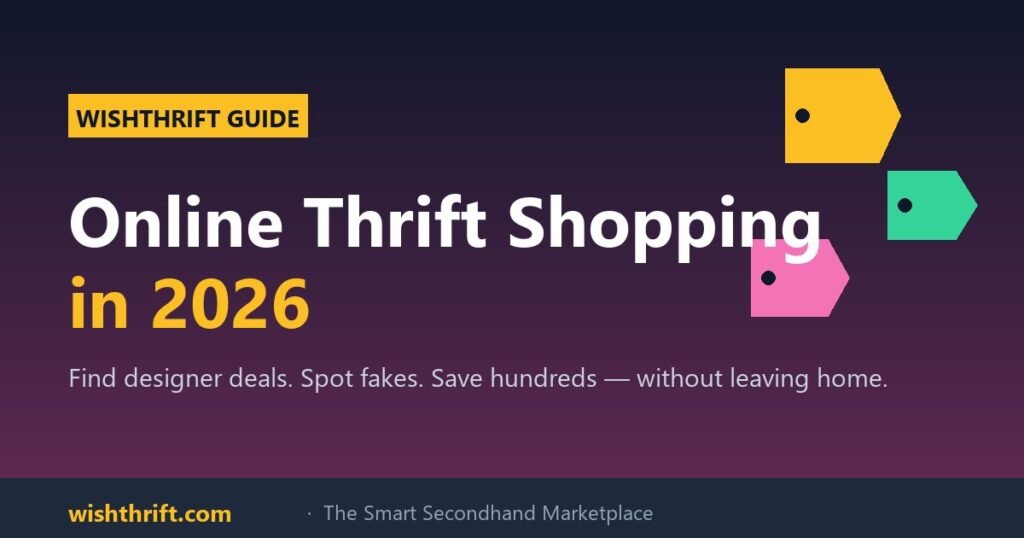 Online Thrift Shopping in 2026: The Complete Guide to Finding Designer Deals Without Leaving Home