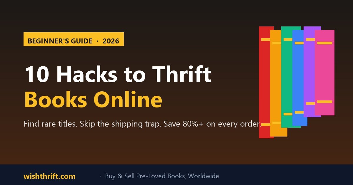 Top 10 hacks to thrift books online for beginners — WishThrift 2026 guide