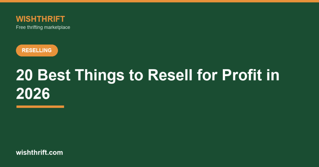 20 Best Things to Resell for Profit in 2026