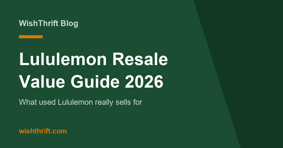 How Much Do Used Lululemon Items Resell For? 2026 Resale Value Guide