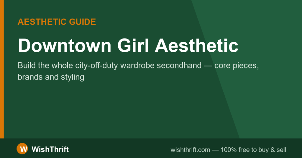 Downtown Girl Aesthetic: The Complete Thrift Guide