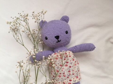 Handmade Crochet Teddy Bear — Baby Safe
