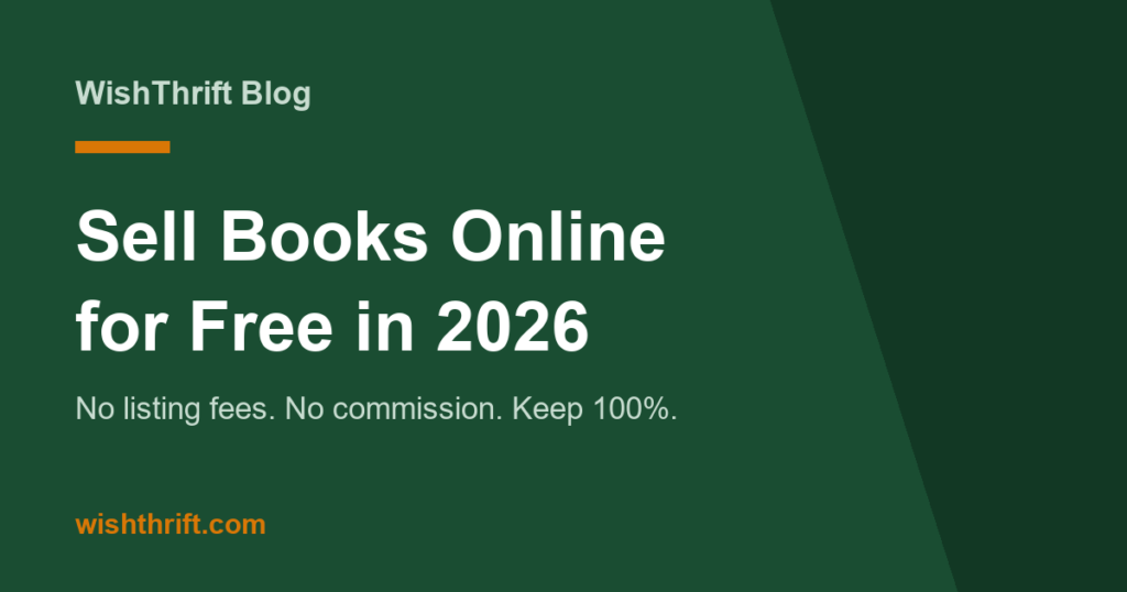 How to Sell Books Online for Free in 2026 (Keep 100% of Every Sale)