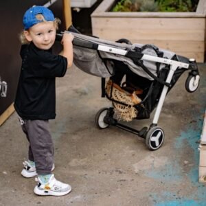 Lightweight Baby Stroller — Folds Flat