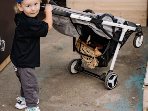 Lightweight Baby Stroller — Folds Flat