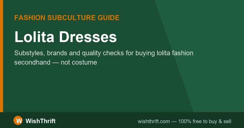 Lolita Dress Guide: Substyles, Brands & Buying Secondhand