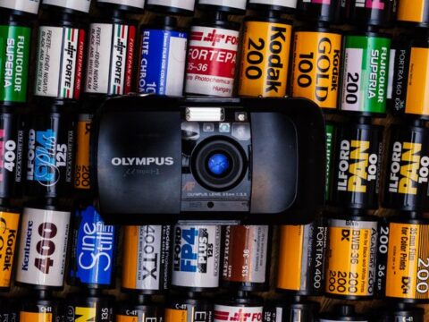 Olympus Compact 35mm Film Camera — Point & Shoot