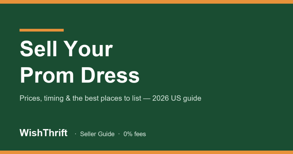 How to Sell Your Prom Dress Online (Prices, Timing & Best Sites)