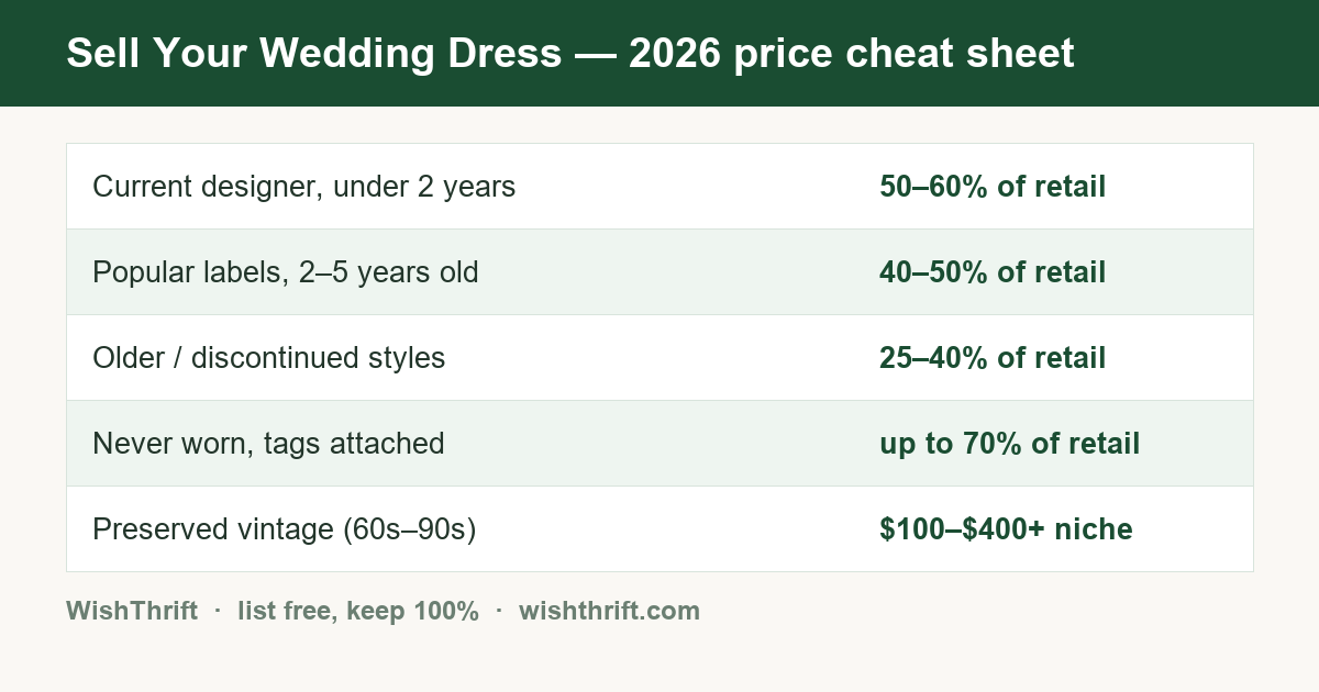 where can i sell a wedding dress to Your Dress: What You Need to Know Sell Your Wedding Dress: Create