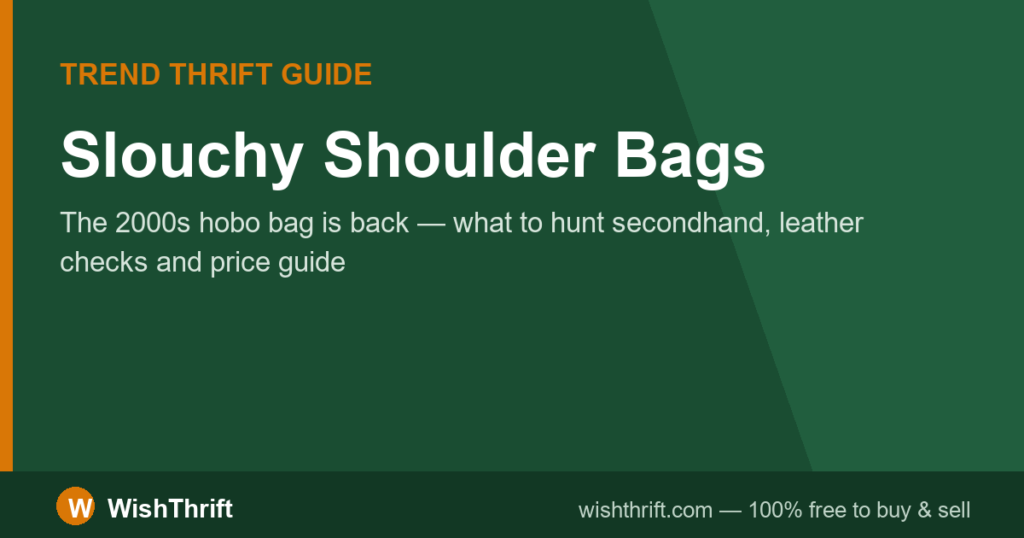 Slouchy Shoulder Bags Are Back: The Secondhand Buyer's Guide