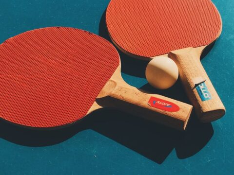 Table Tennis Bat Set — 2 Bats + Balls