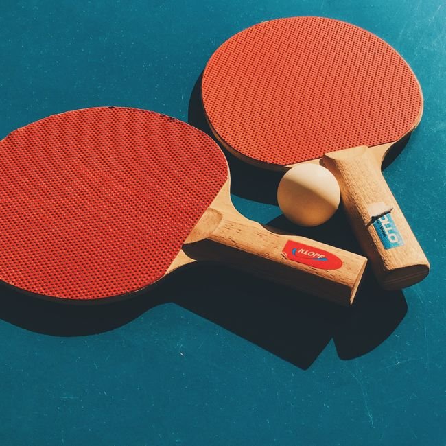 Table Tennis Bat Set — 2 Bats + Balls