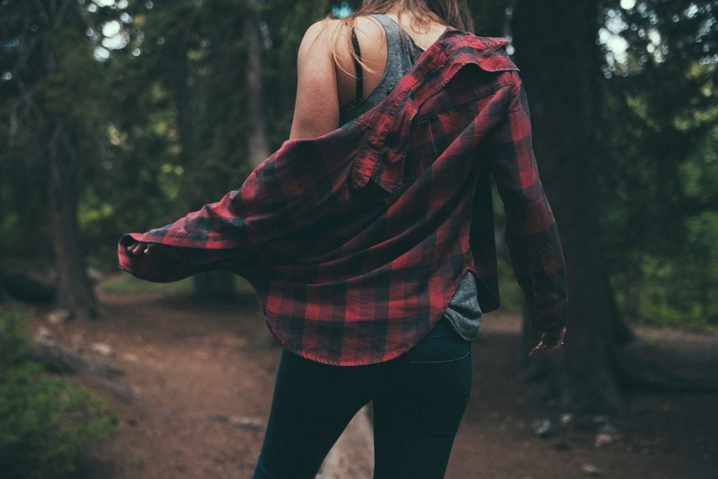 Vintage plaid flannel shirt