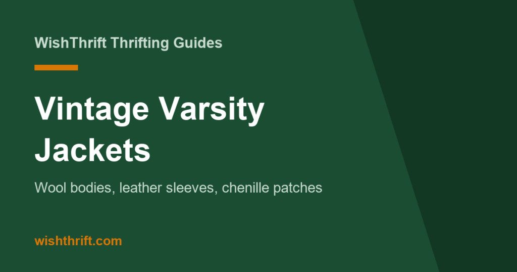 Vintage Varsity Jackets - Thrifting Guide (Real vs Replica & Value)