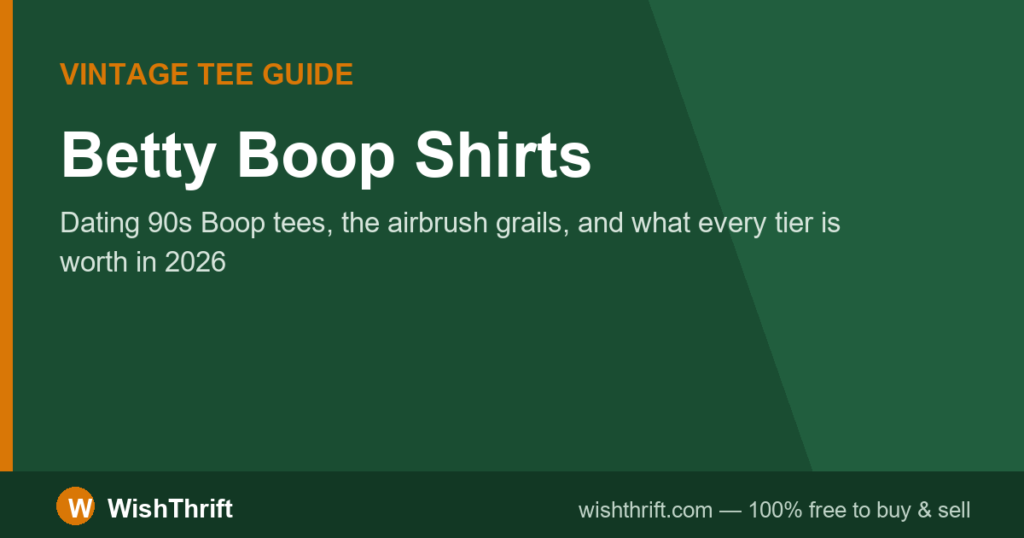 Vintage Betty Boop Shirts: Dating, Values & the 90s Airbrush Grails