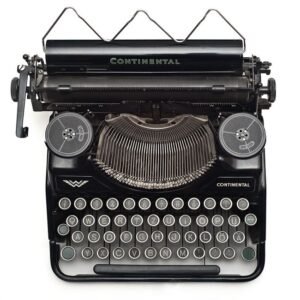 Vintage Continental Manual Typewriter — Working