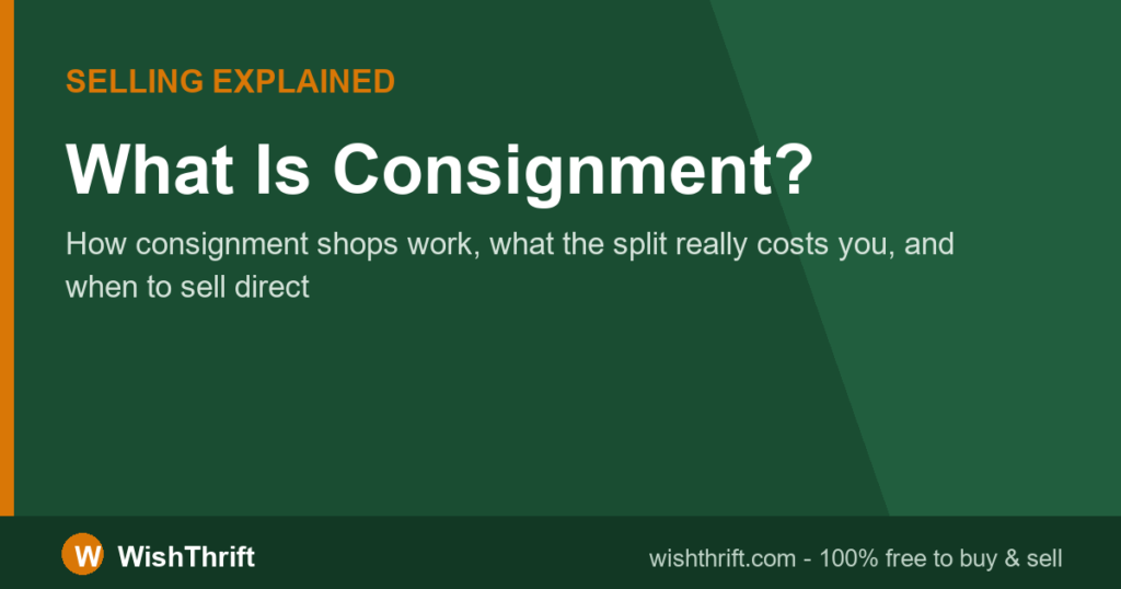 What Is Consignment? How It Works and What It Costs You