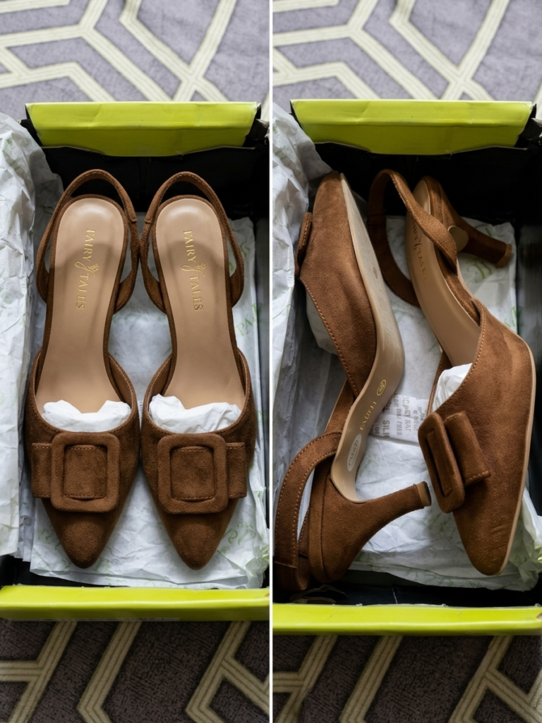 Pair-ie Tales buckle pointed heels