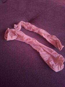 Tan nylon sock by Bydreamlari