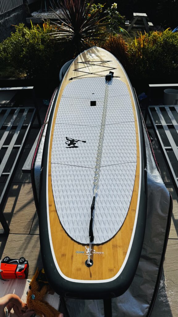 10’6” Custom Carbon Fibre & Bamboo SUP