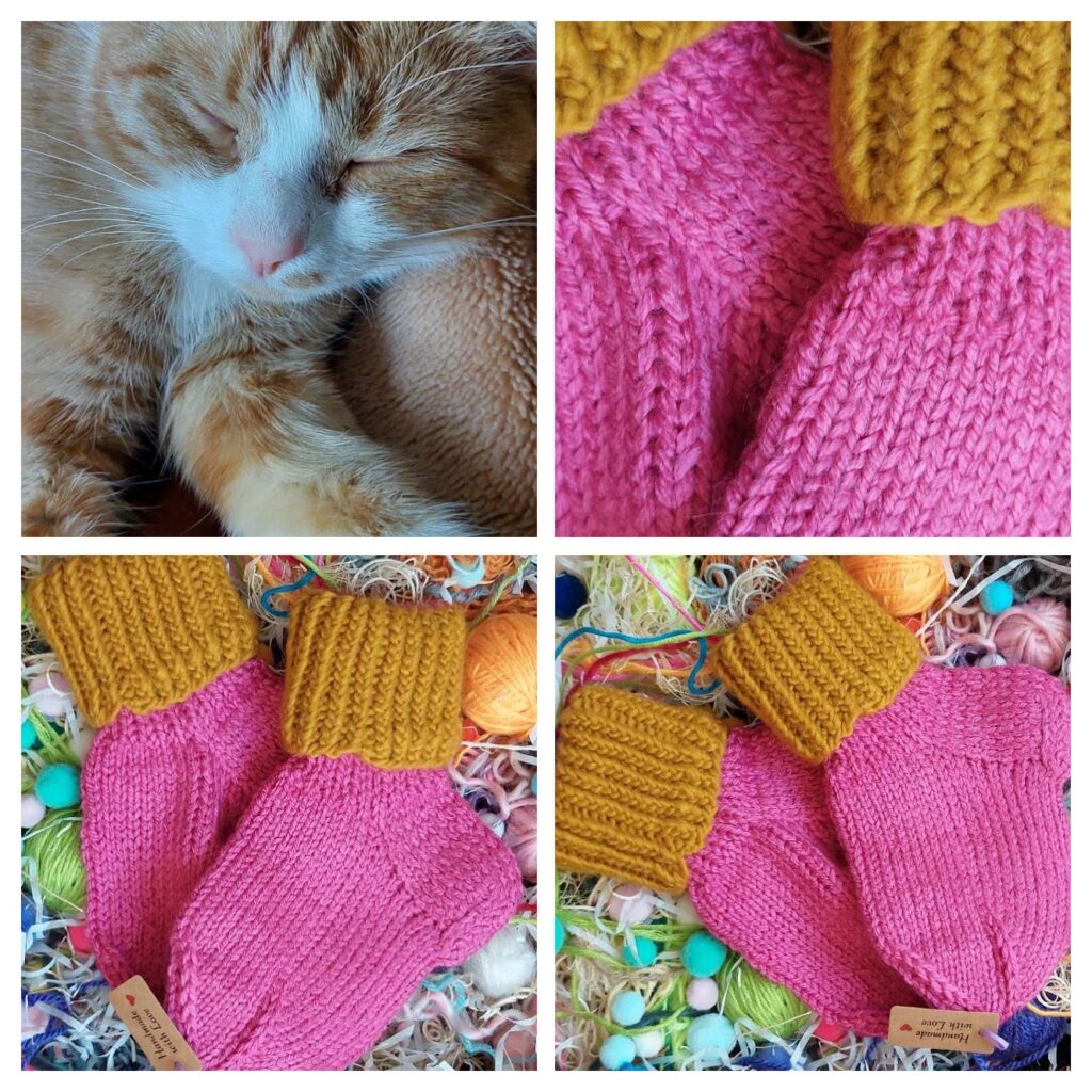 ๐ธ Hand-Knitted Socks for Kids (2-3 Years)
