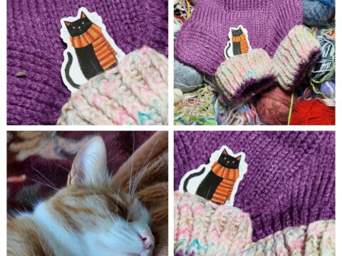 ๐ Hand-Knitted Socks for Kids (5-6 Years)