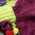 🍇 Hand-Knitted Socks for Kids (2-4 Years)