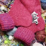 🌷 Hand-Knitted Socks for Girls (3-4 Years)