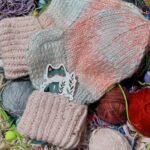 🌸 Hand-Knitted Socks for Girls (4-5 Years)