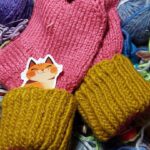 🌸 Hand-Knitted Socks for Kids (9-10 Years)