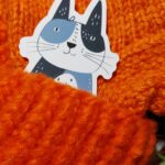 🍊 Hand-Knitted Socks for Kids (2-3 Years)