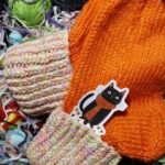 🍊 Hand-Knitted Socks (EU Size 35-36)