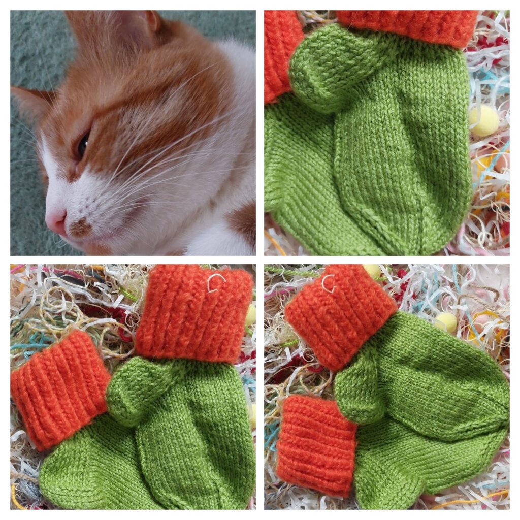 🍃 Hand-Knitted Socks for Kids (5-6 Years)