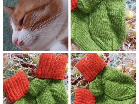 ๐ Hand-Knitted Socks for Kids (5-6 Years)