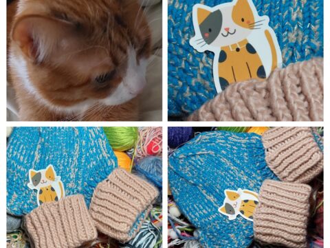 ๐ Hand-Knitted Socks for Kids (3-4 Years)