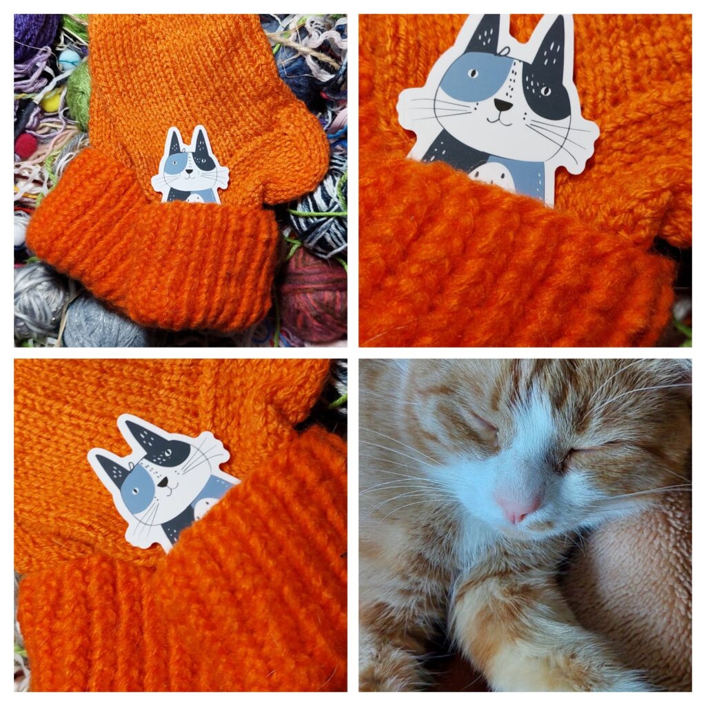 🍊 Hand-Knitted Socks for Kids (2-3 Years)