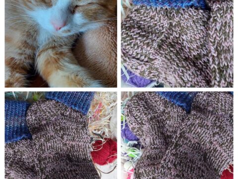 🌌 Hand-Knitted Socks (EU Size 40-42)