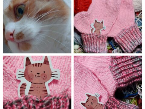 🌸 Hand-Knitted Socks for Kids (10-12 Years)