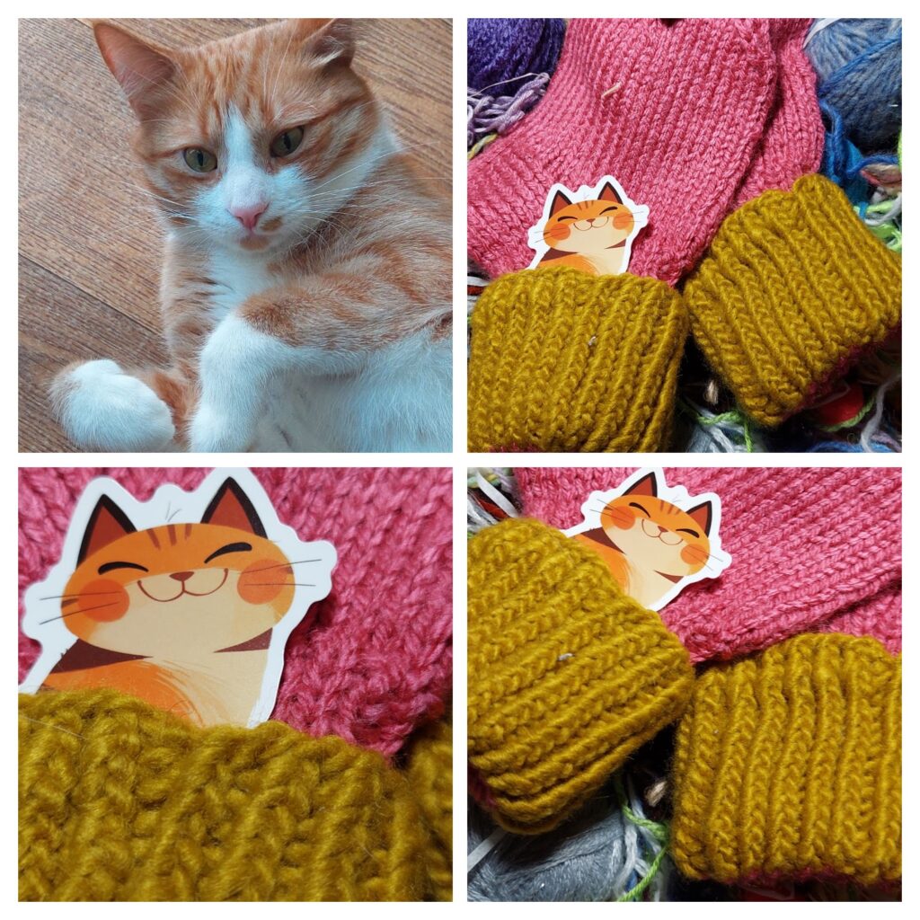 🌸 Hand-Knitted Socks for Kids (9-10 Years)