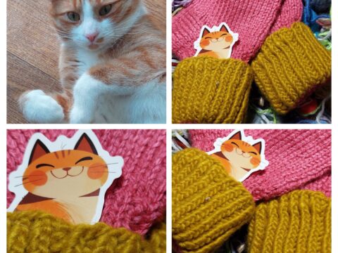 🌸 Hand-Knitted Socks for Kids (9-10 Years)