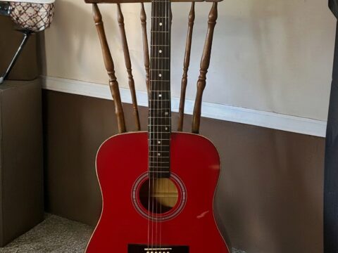 Budweiser Acoustic Guitar