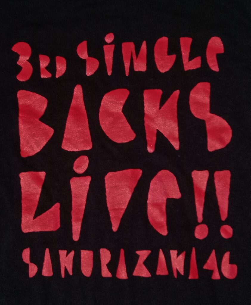 Hoodie Sakurazaka46 3rd Single Backs Live Original Tag Size Large