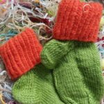 🍃 Hand-Knitted Socks for Kids (5-6 Years)